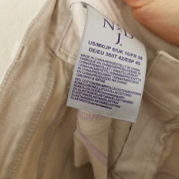 NYDJ ARIEL Crop Stretch Jeans Size 6 - Picture 5 of 5